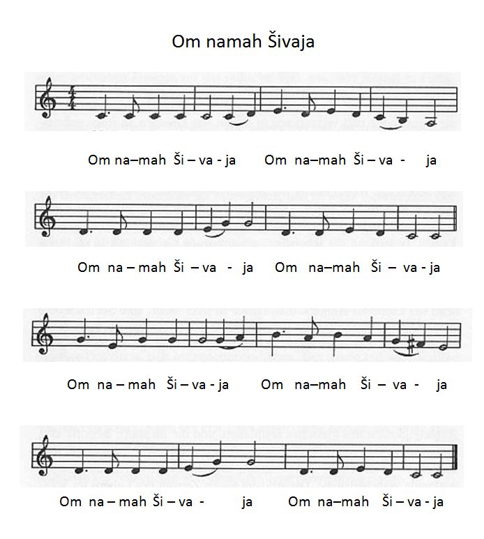 Mantra Om namah Šivaja