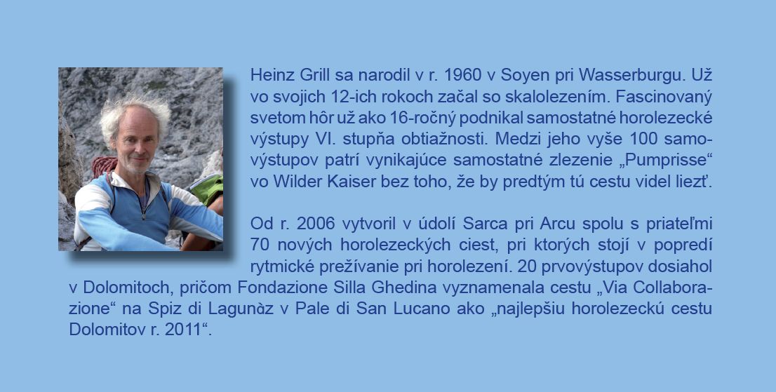 Heinz Grill ako horolezec - z obalu brožúry